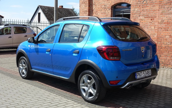 Dacia Sandero Stepway cena 41900 przebieg: 69500, rok produkcji 2020 z Mosina małe 277